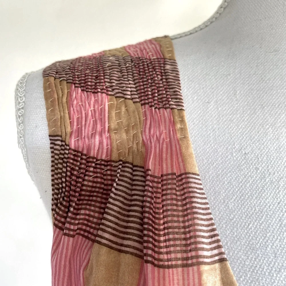 Prada Pink Plaid Pinafore Dress - sz 46(IT) - Picture 7 of 9